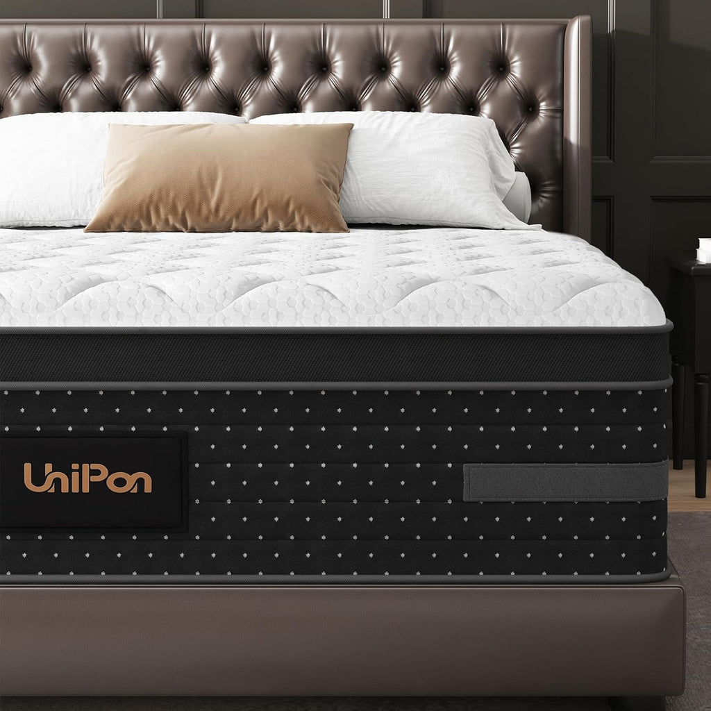 Medium Firm Full Mattress, 14'' Hybrid Mattresses with Back & Hip Support| Deep Sleep & Zoned Support