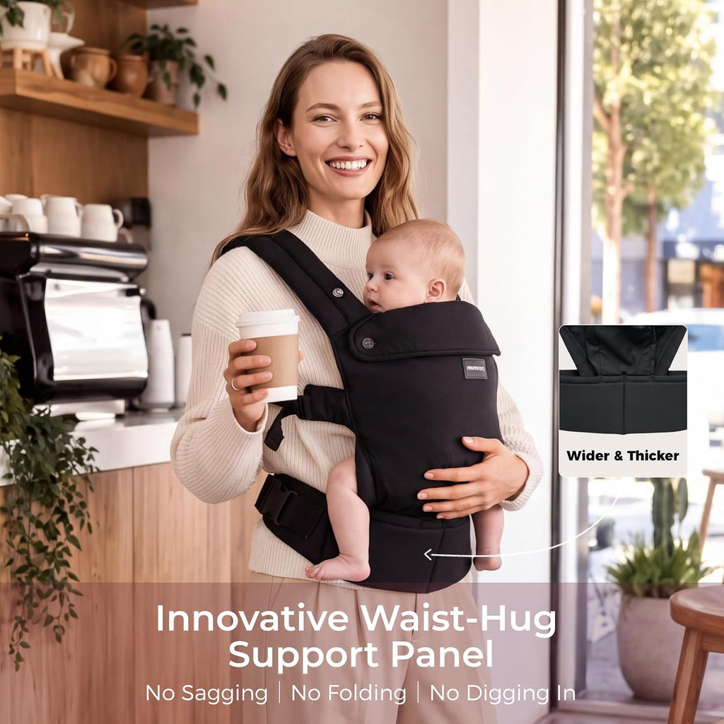 PureHug Baby Carrier - Ergonomic, Cozy and Lightweight for 7-45 lbs