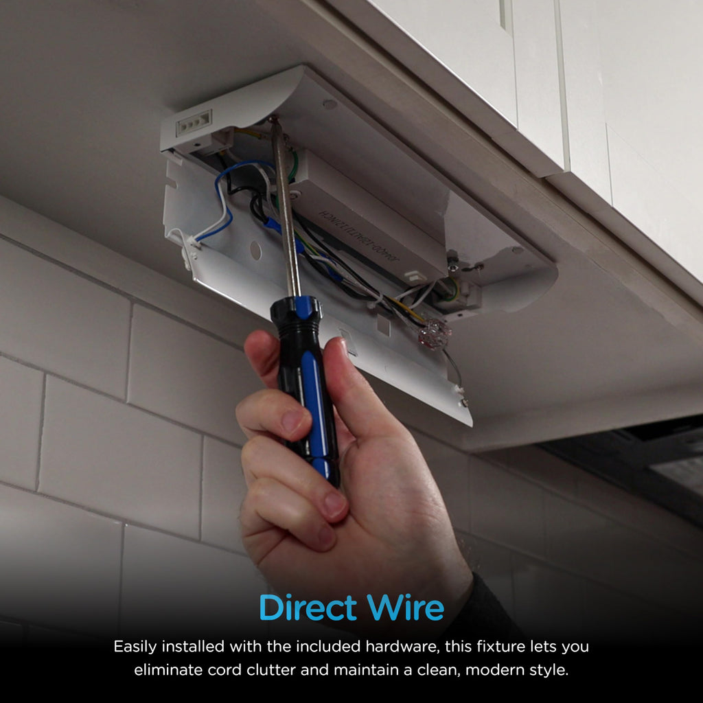 36 Inch Hardwired Under Cabinet Light with 5 Color Temperatures
