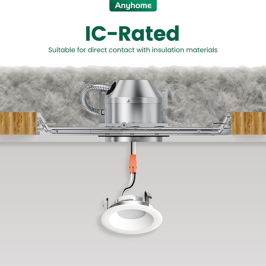 6 Pack 4 Inch Recessed Lighting Housing,Can Light Housing