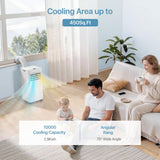 10000BTU Portable Air Conditioners with Heater, 5-in-1 Portable AC Unit with Cooling & Heating