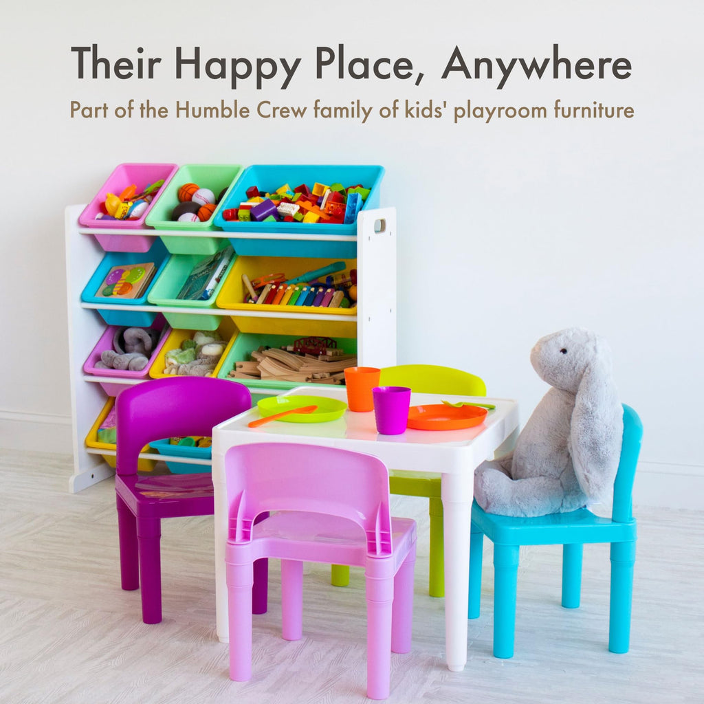 Toddler Table and Chair Set for Kids, Indoor Outdoor, Plastic