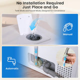 Countertop Portable Mini Dishwasher, 9 Programs,167℉ High-Temp, Hot Air Drying, Air Refresh, 360° 3 Spray, 24H Timing
