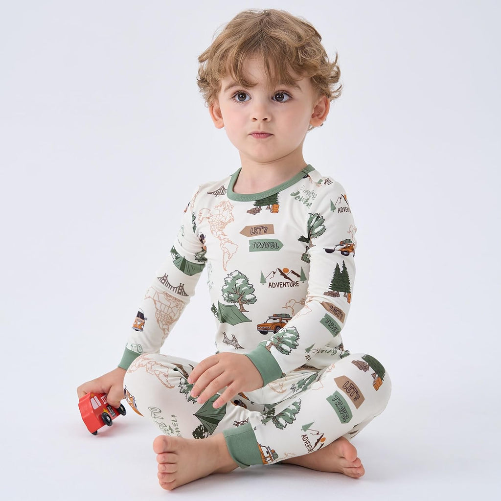 Baby Viscose from Bamboo Pajama Set Toddler Boy Sleepwear