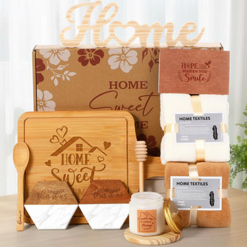 Housewarming Gifts Baskets for New House, Nature, Brown