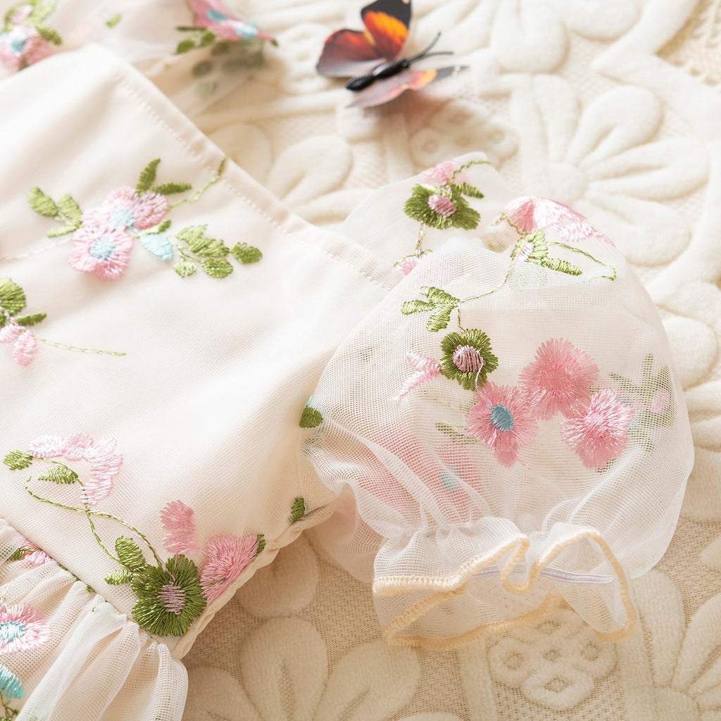 Baby Girl Butterfly Dress Toddler Summer Tutu Princess Tulle Dresses