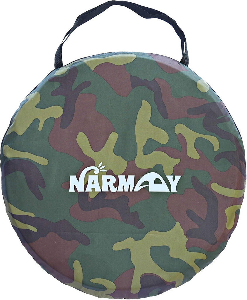 Play Tunnel Camouflage Pop Up Tunnel for Kids Indoor/Outdoor Fun - 19dia × 60L inch
