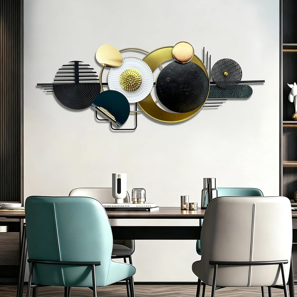 Metal Wall Art,3D Modern Luxury Wall Decor,59×23