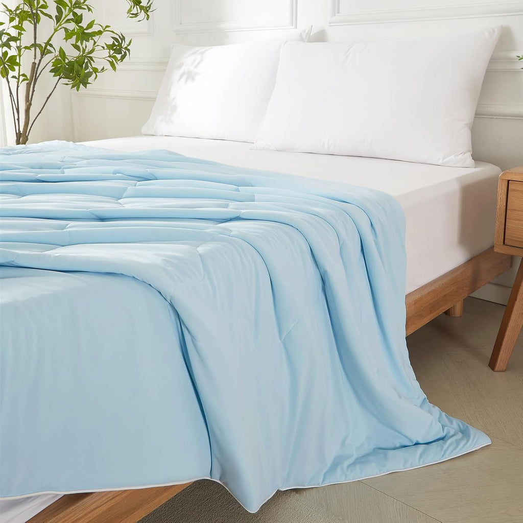 Cooling Comforter Twin, Dual-Sided Cooling Blanket for Hot Sleepers