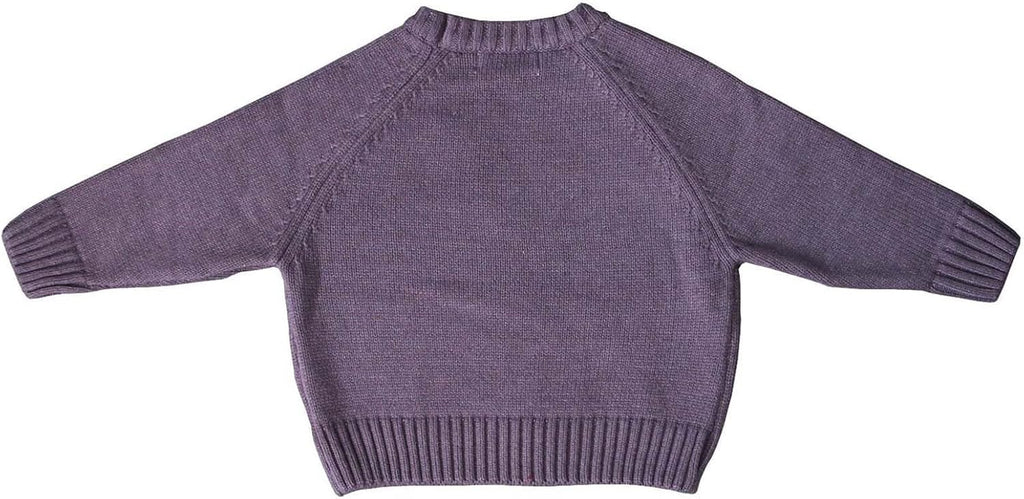 Baby Girls Crew Neck Knit Sweater Long Sleeve Loose Fit Pullover Sweaters