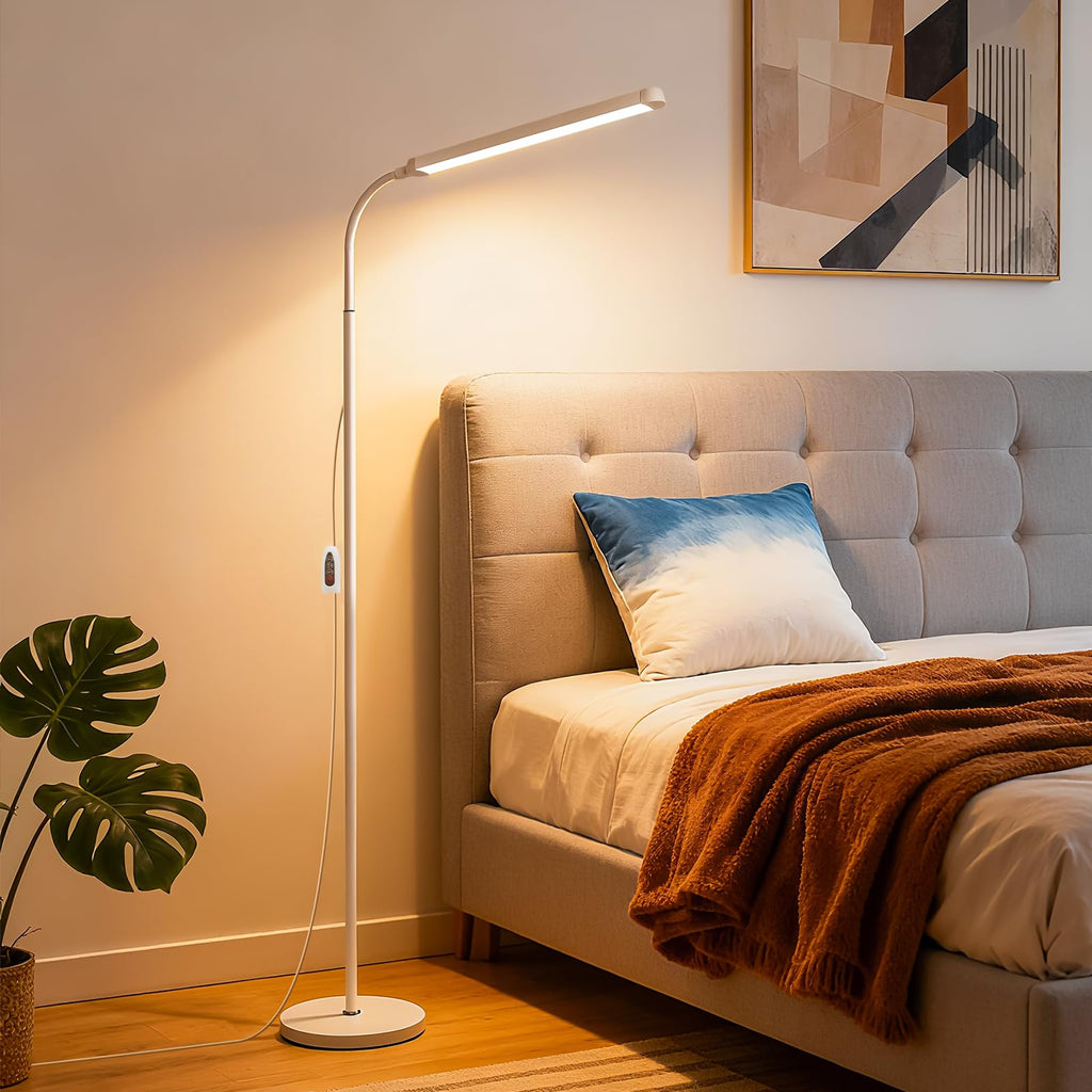 Bright 12W LED Eye Protection Dimming Reading Floor Lamp