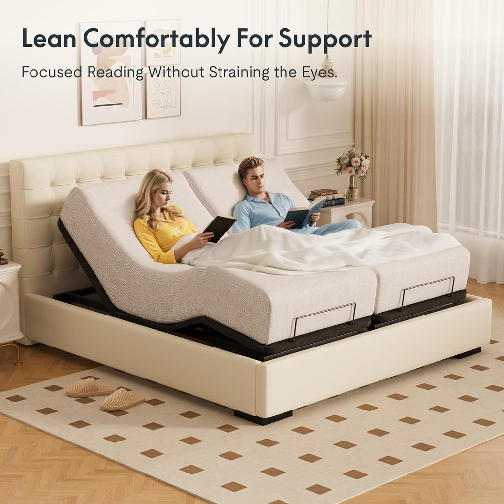 Adjustable Bed Base, Massage, Zero Gravity & Memory Position
