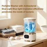 Underwear Washing Machine,Portable Washer & Spin Dryer Combo,Mini Washing Rechargeable Cordless Washing Deep Cleans