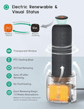 Mini Dehumidifier, Gun Safe Rechargeable Cordless with Heating Base