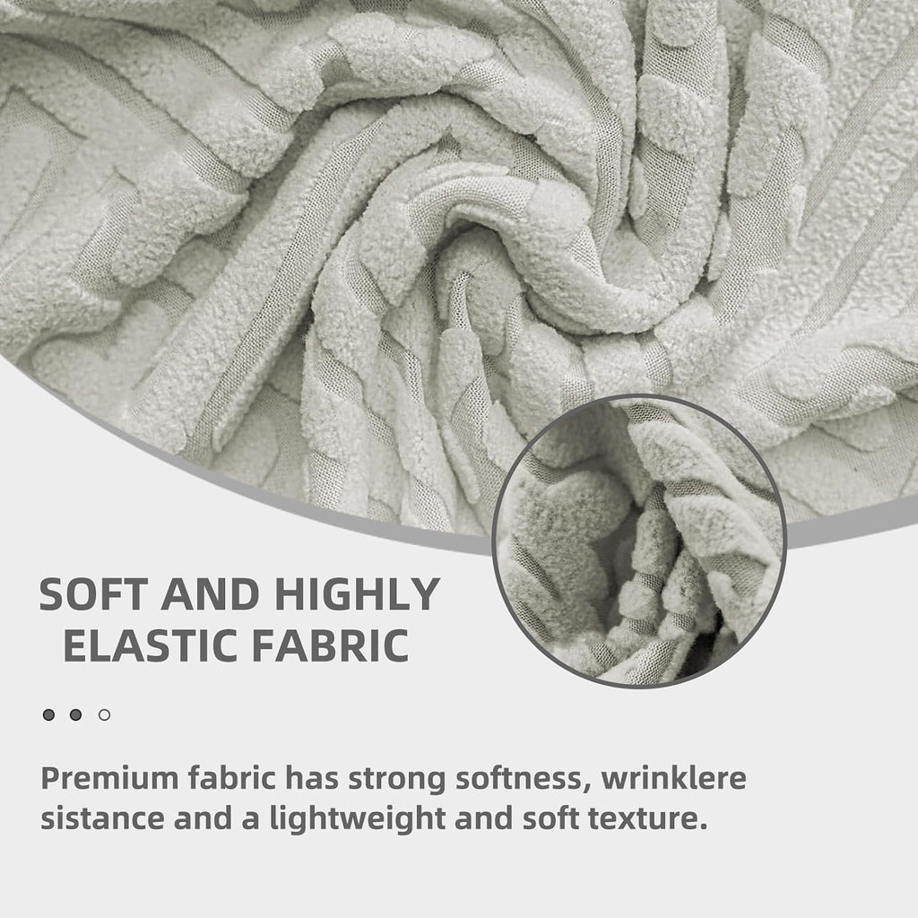 Dining Room Chair Covers - Anti-Cat Scratch, Washable, Regular Size, 4 Pack, Meeting