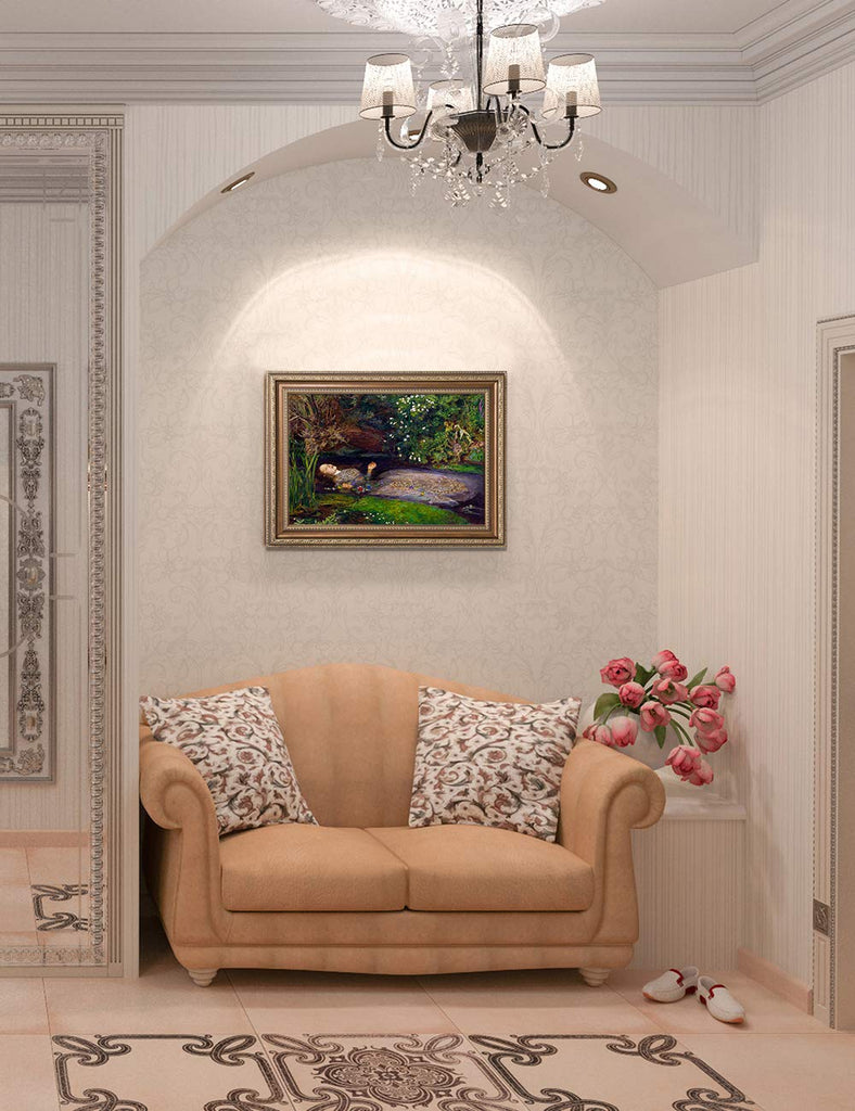 Ophelia Gold Framed Wall Art, 29x21