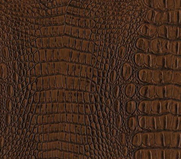 Vinyl Crocodile Crock Fake Leather Upholstery 54" Wide Sold By The Yard (Topaz)