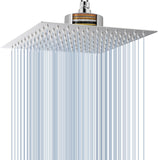 Rain Shower Head with Filtered - High Flow Large Rainfall Shower Heads Made of Stainless Steel