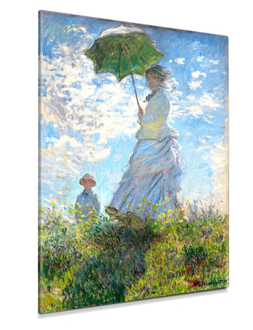Claude Monet Canvas Wall Art, Woman with a Parasol, 40x30''
