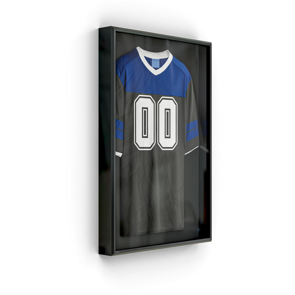 Sports Jersey Display Case - Shadow Box - 20"x30" - Black Wall Mount - Jersey Display Cabinet - Wall Hanging - Sports
