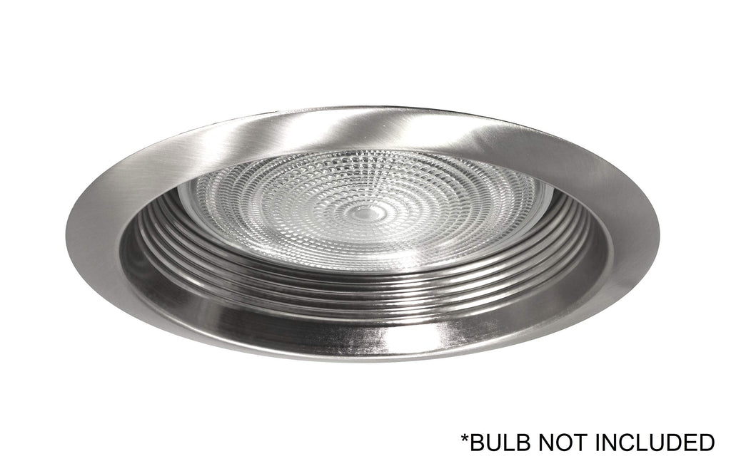 6 inch Nickel Recessed Baffle Trim, Fits 6 inch Housings (17511NK)