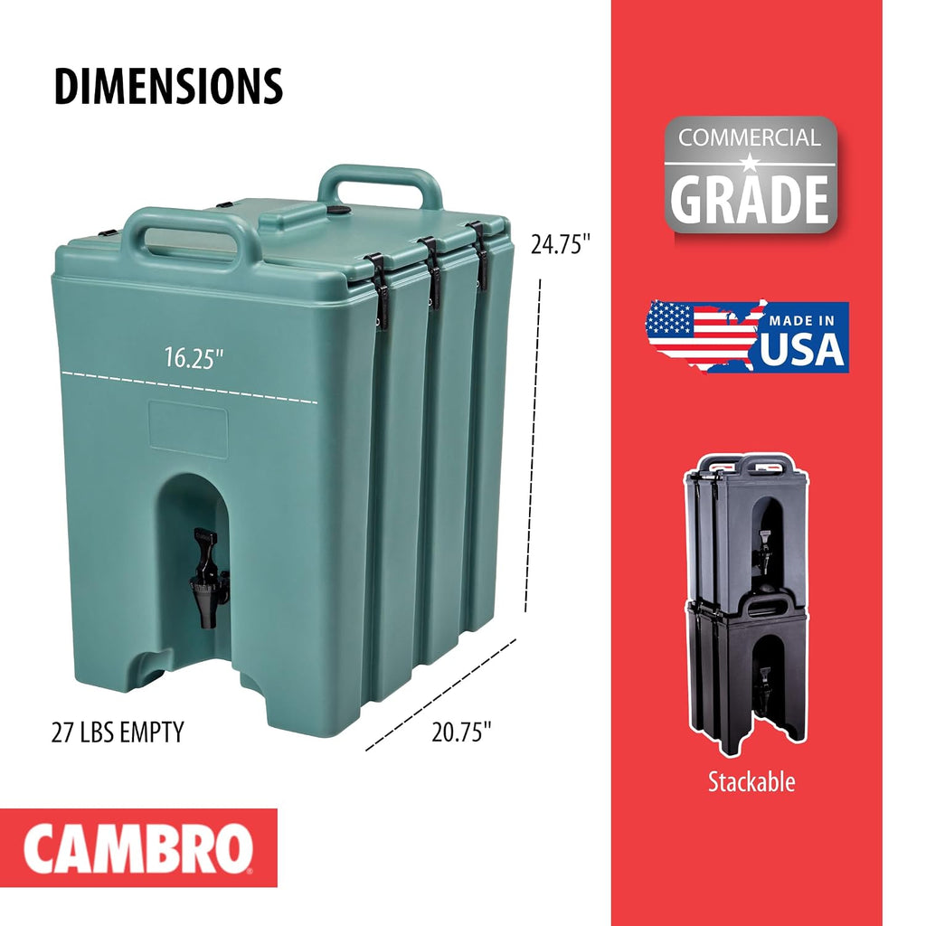 (1000LCD401) 11.75 gal Camtainer Beverage Dispenser