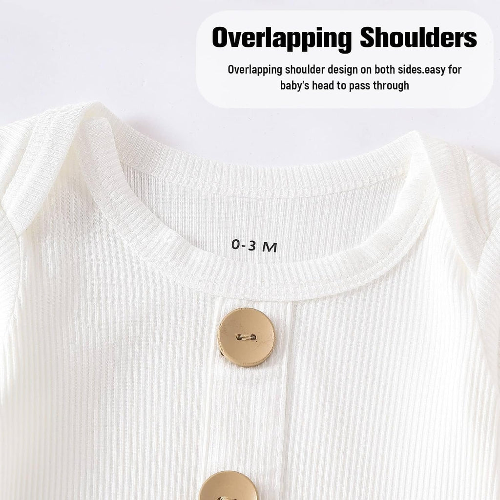 Knotted Gown Baby Newborn Sleepers Baby Boy Coming Home Outfit, Bamboo Viscose Baby Gowns with Mitten Cuffs and Hat