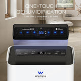 Energy Star Certified Dehumidifier for Home and Basement, Portable Dehumidifier with Drain Hose and Water Tank