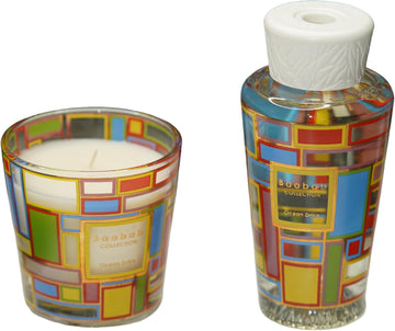 Luxury Gift Box Scented Candle and Fragrance Diffuser My First Baobab Ocean Drive (Tangerine-Yuzu-Cedar), a Graphic - Set of 3