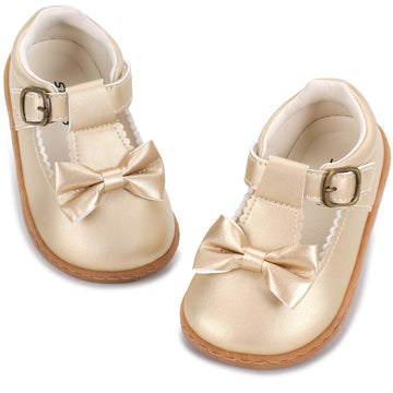 Baby Girl Shoes Mary Jane Flats, Gold