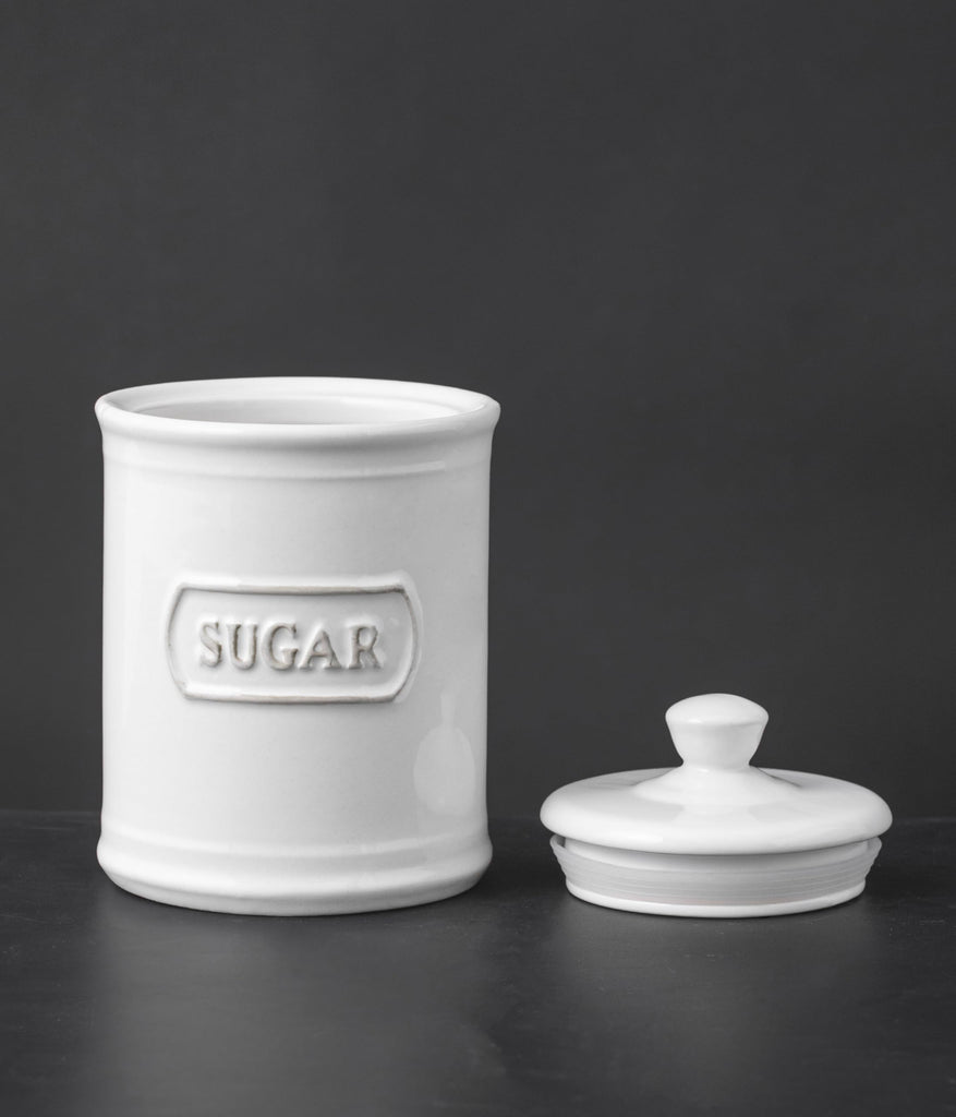 Relief Rectangle Ceramic Canisters Sets For The Kitchen Canisters For Countertop Set of 3 Airtight Coffee Canisters