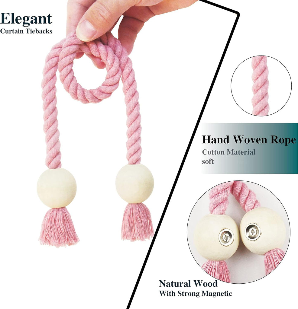 Magnetic Curtain Tiebacks Decorative Tie Back Drapes Holdbacks
