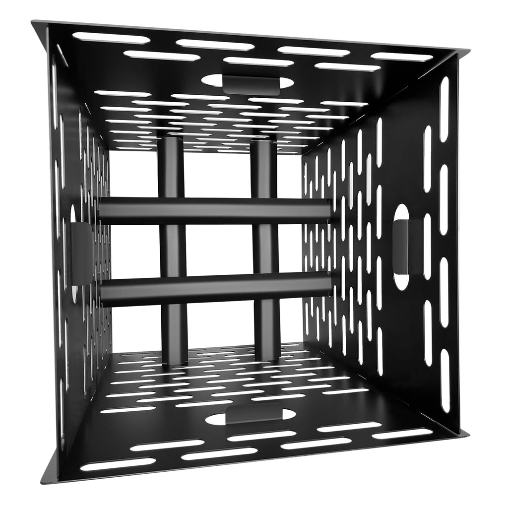 Extra Thick Portable Fire Cage for Outdoor Yard Waste Leaf Weed Brush Burning Bucket Fire Pit (Slot Type)