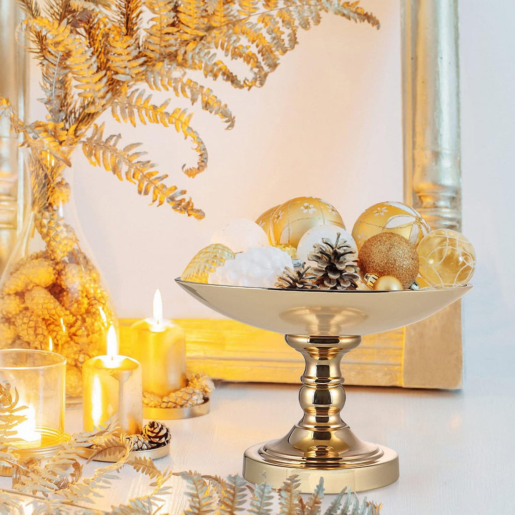 11.8"Large Centerpiece Holder Bowl, Decorative Footed Bowl, Pedestal Fruit Tray Table, Coffee Table, Living Room