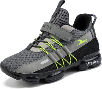 Boys Girls Kids Sneakers Knitted Mesh Running Tennis Athletic Shoes