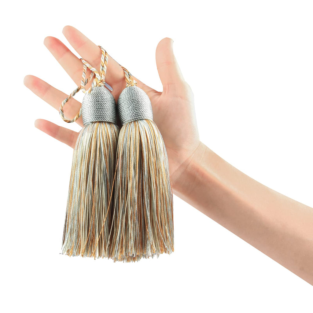 Key Tassel with Loop DIY Handmade Craft Accessories - 2Pcs