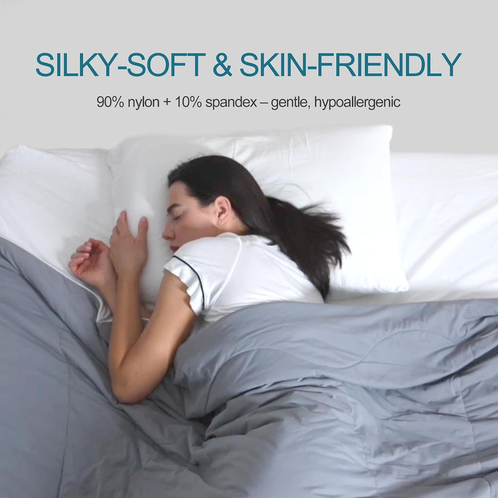 Cooling Blanket King/Cal King Size, Q-max > 0.45 Japanese Arc-chill Cooling Comforter for Hot Sleepers, Silky Soft