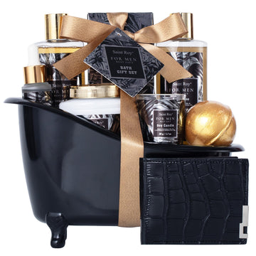 Gift for Dad Spa Gifts for Men Bath & Body Kit Spa Gift Set, Man Spa Basket