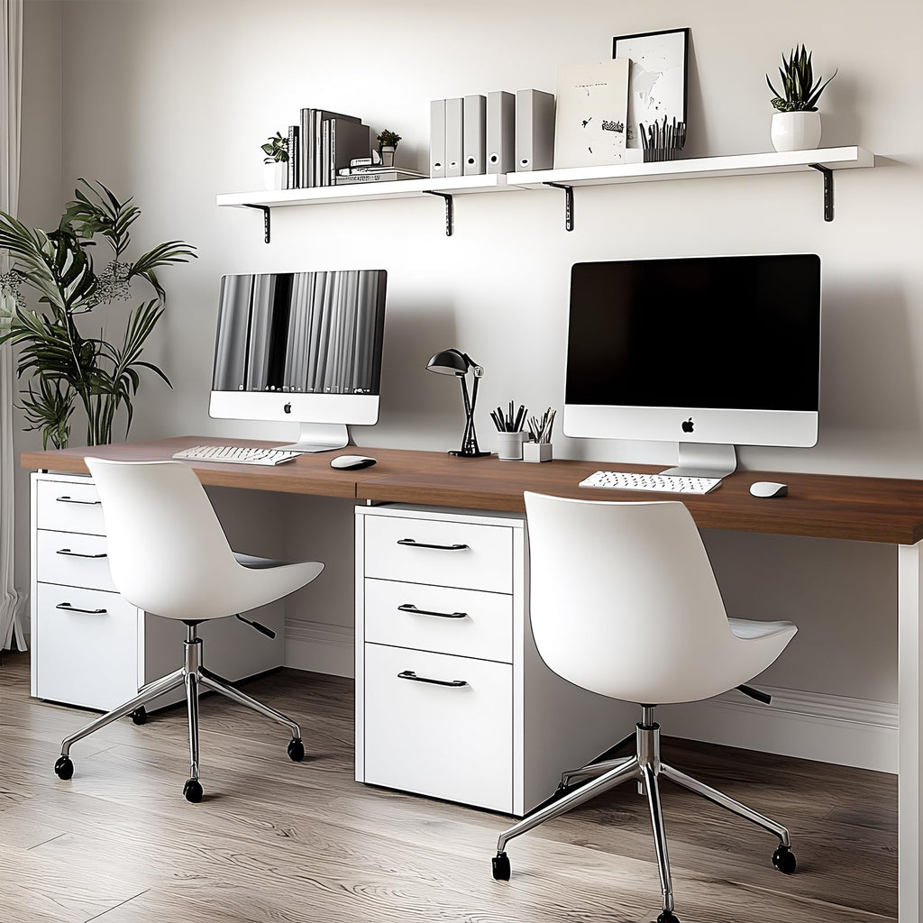 Universal Table Top 59.1x20 inches, Solid One-Piece Desktop for Sit Stand Desk, Double Desks, L Desk DIY, Wood