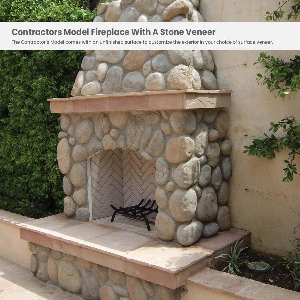 Contractor's Model Outdoor Fireplace | (Vented)