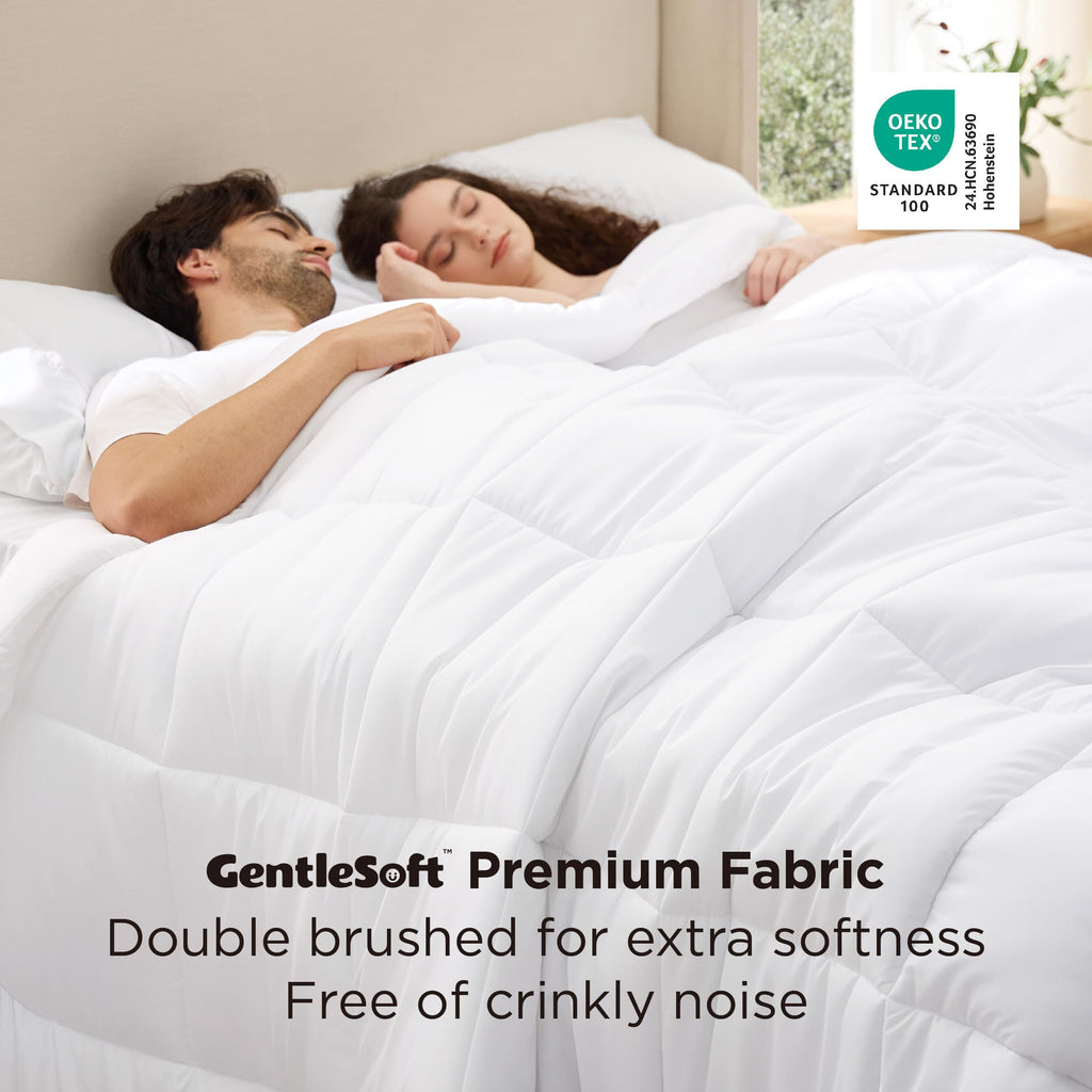Comforter Duvet Insert, Quilted Bedding Blanket, Oeko-TEX