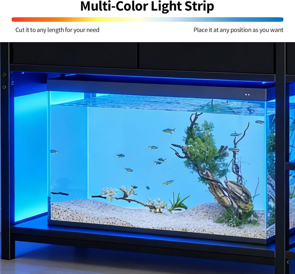 55-75 Gallon Aquarium Stand, Heavy Duty Fish Tank Stand