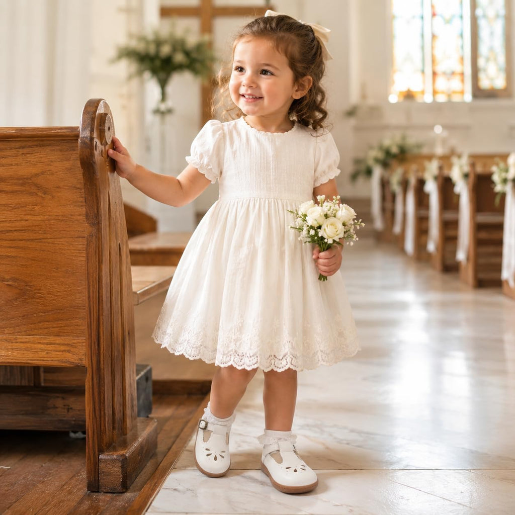 Toddler Girls Wide Mary Jane Dress Shoes