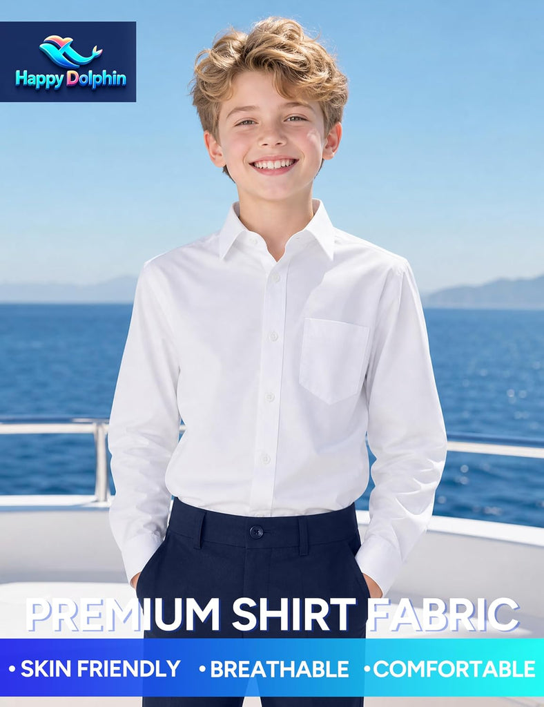 Boys Suit Set with Adjustable Waist | Available in 3 Fits: Slim, Regular, Husky