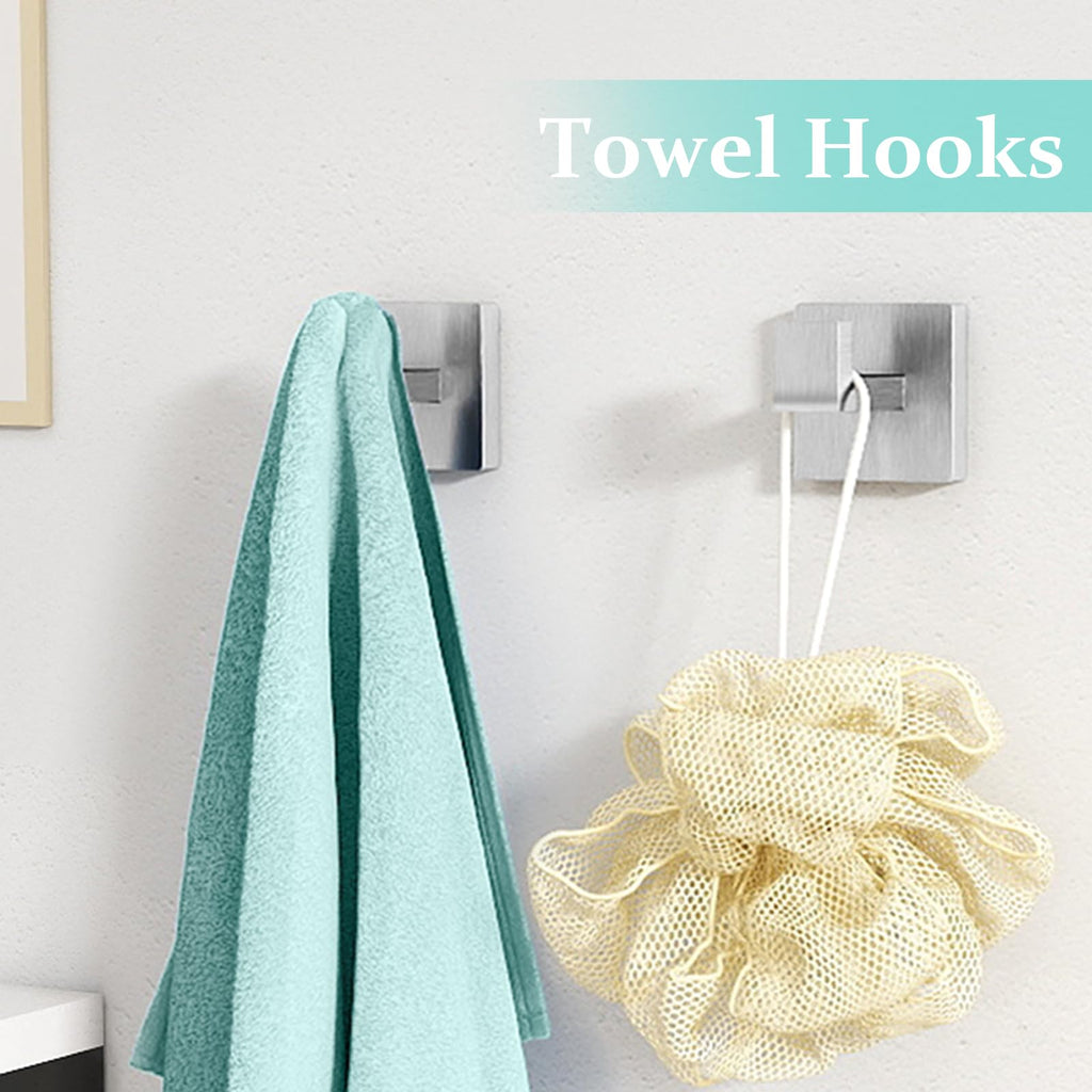 20-Piece Bathroom Hardware Set Brushed Nickel 24 Inch Towel Bar Set