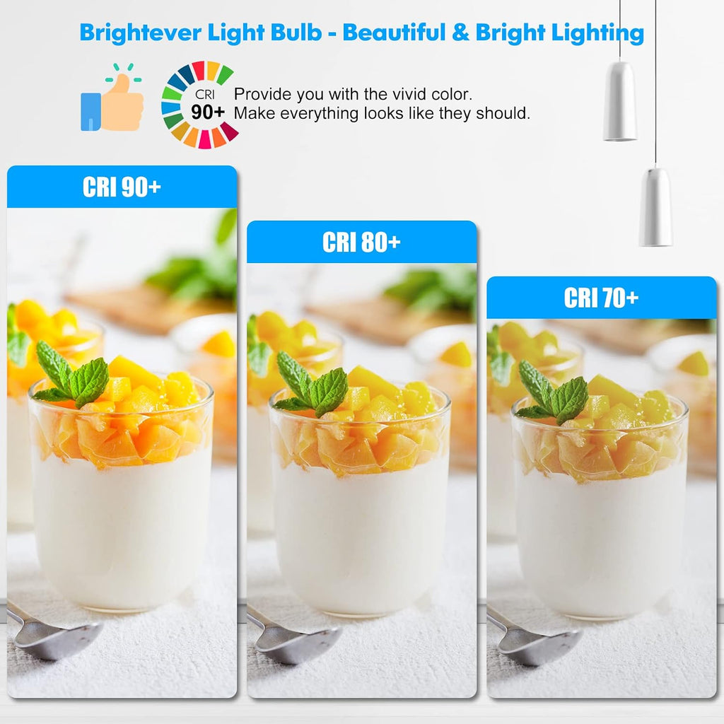 LED Light Bulbs, 100 Watt Equivalent A19, 13W 5000K Daylight White 1500 Lumens Non-Dimmable Bright E26 Edison Medium