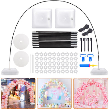 Balloon Arch Kit, 9FT Height & 10FT Width Adjustable Balloon Arch Stand Frame Garland Stand: Wedding Baby Shower