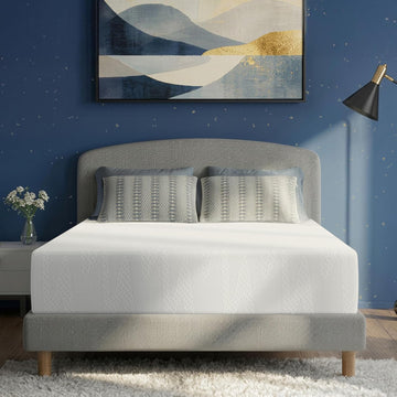 Queen Mattresses, 10 Inch Queen Size Mattress with Gel Memory Foam for Cool Night & Pressure Relief, Bed Mattress in