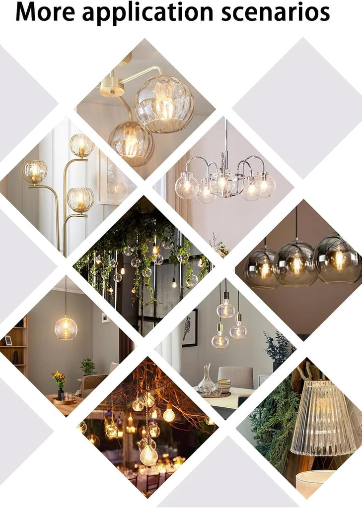 （4 Pack G25 Globe Light Bulbs - 60 W Incandescent Light Bulb, G25 Double Life Globe Bulb,2700K Soft White, E26 Base