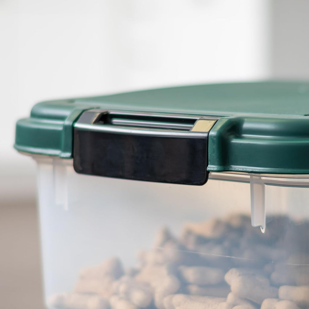 USA Airtight Pet Food Container, Up to 30 lbs & 11 lbs, Green